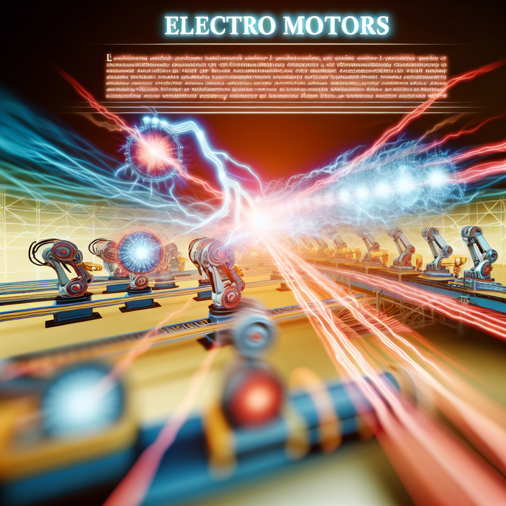 Electro motors power modern industry innovation